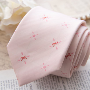 【潘特维拉】甜心桃桃JK领带领结女粉色学院风学生制服校供感配饰