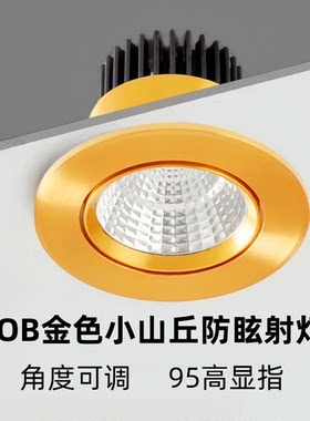 金色家用工程铝LED超亮节能射灯