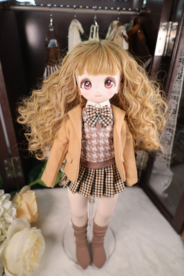 taobao agent [DH/4 points] Brown school uniform four -point BJD baby clothes Dollhearts baby heart