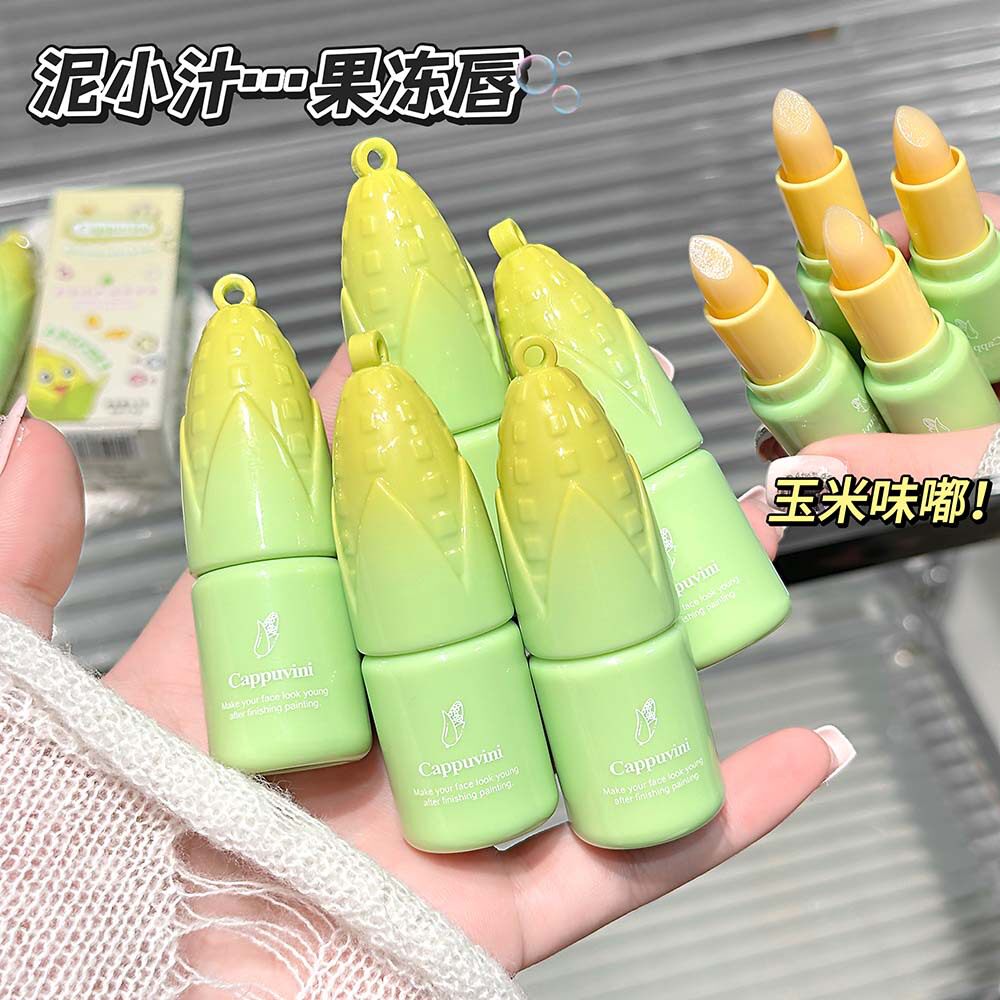 玉米造型挂件保湿润唇膏