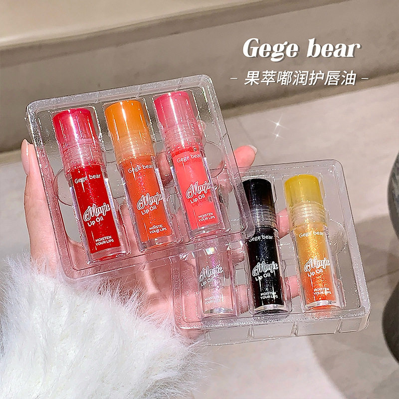 果萃嘟润保湿细闪护唇油