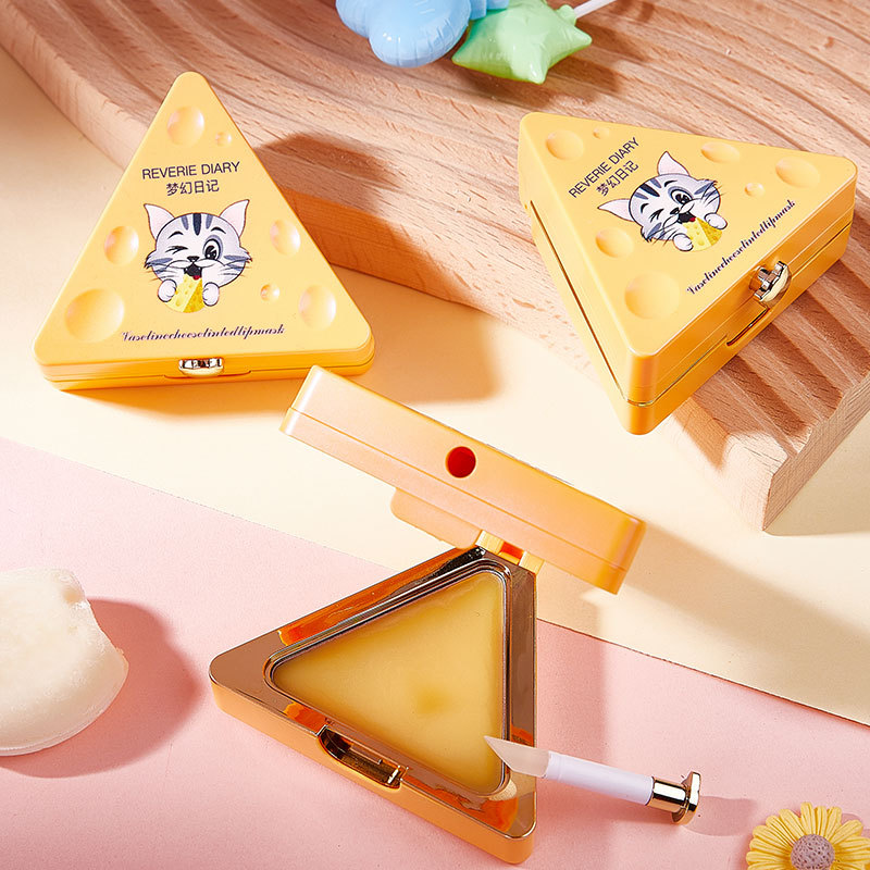 奶酪温感变色唇膜软化角质去死皮