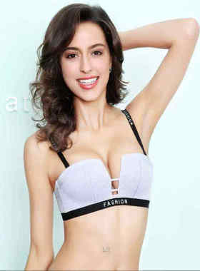 特价女内衣纤黛尔至爱无钢圈文胸18801可调节可拆卸一字肩带文胸