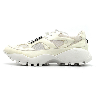 透气街头百搭牛皮手工纯白运动鞋 小白鞋 男 2025老爹鞋 JINIWU吾倪季