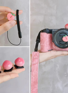 桃子热靴盖镜头盖防丢绳适用r50R10R8 zve10XS20XM5EVO配件z30z50