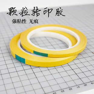 颗粒转印胶25米用于拉链布固定等手工DIY皮革胶带 不粘针不粘斩