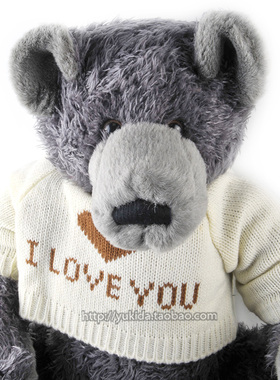 正版CEXOTeddy bear IOU泰迪熊毛绒布艺类玩具公仔情人节半米礼物