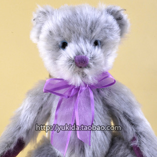 正版Cotton Candy bear蓝眼仿马海毛泰迪熊毛绒布艺类玩具公仔