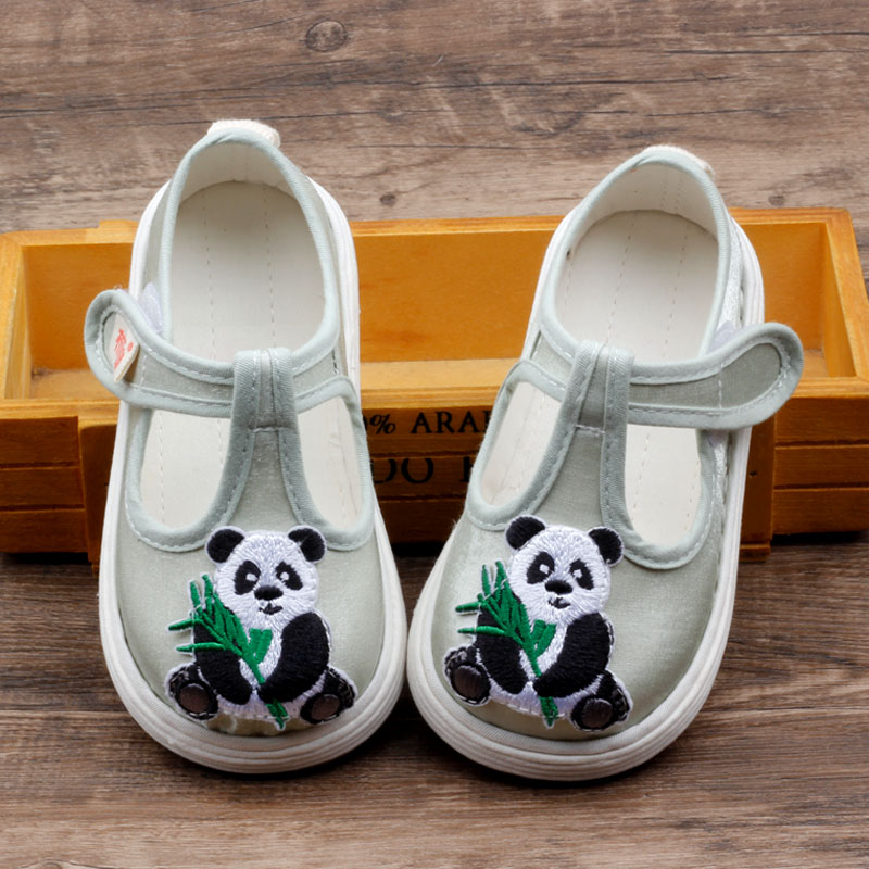 布蕊千层底儿童手工布鞋汉服鞋