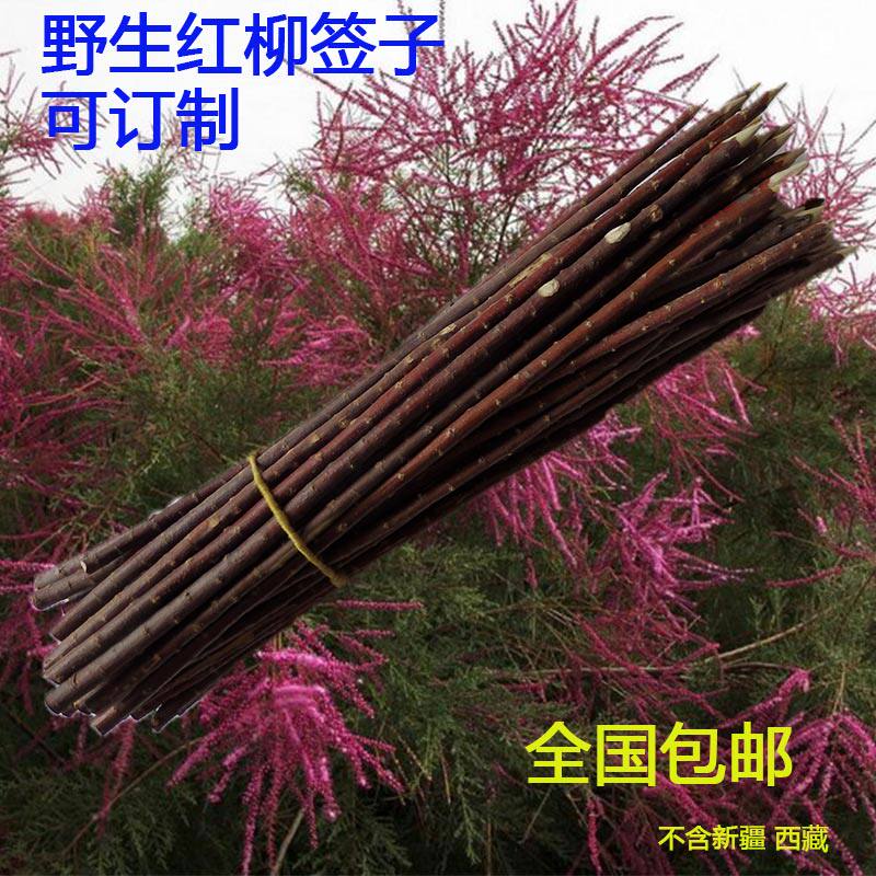 红柳签子40厘米100根新疆羊肉串签子烧烤签子户外烤肉签子针神器