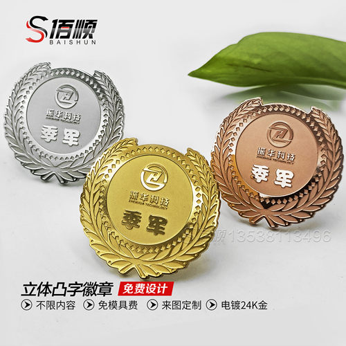 徽章胸徽勋章纪念章奖章胸针班徽