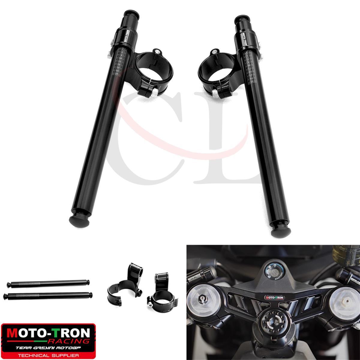 MOTO-TRON适用于春风675SR 改装降低分离车把 手把 上下三星联板