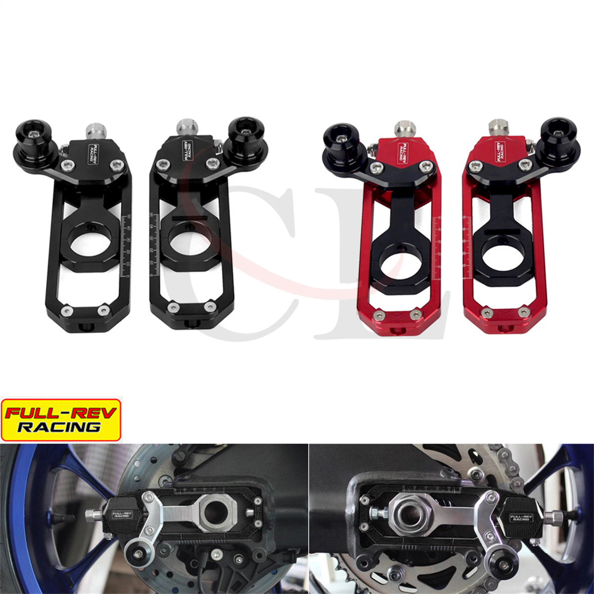 FULL-REV适用于雅马哈 YZF-R1 2006年 改装链条调节器带起车钉