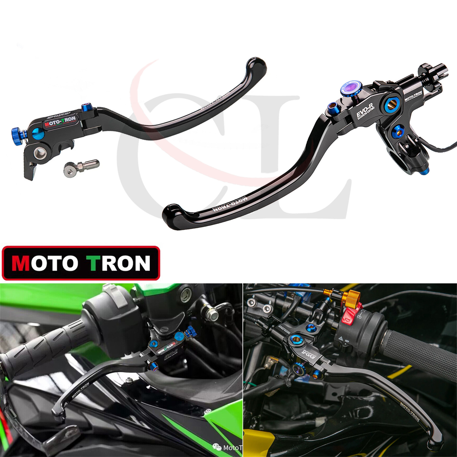 MOTO-TRON适用于川崎 ZX10R 2016-2025 烧蓝款EVO-R刹车 省力离合
