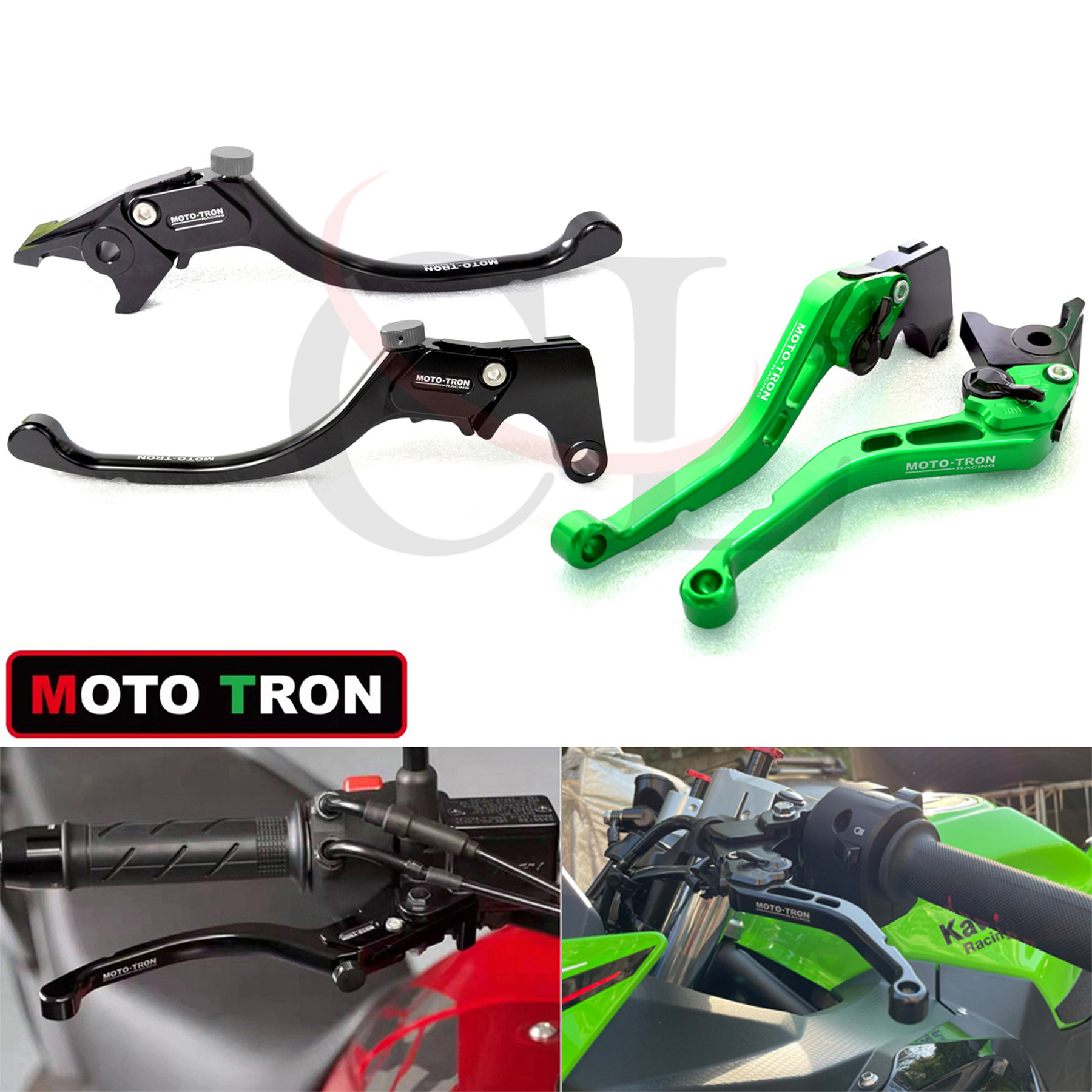 MOTO-TRON适用川崎Kawasaki VERSYS 300X 17-25 刹车离合手把牛角