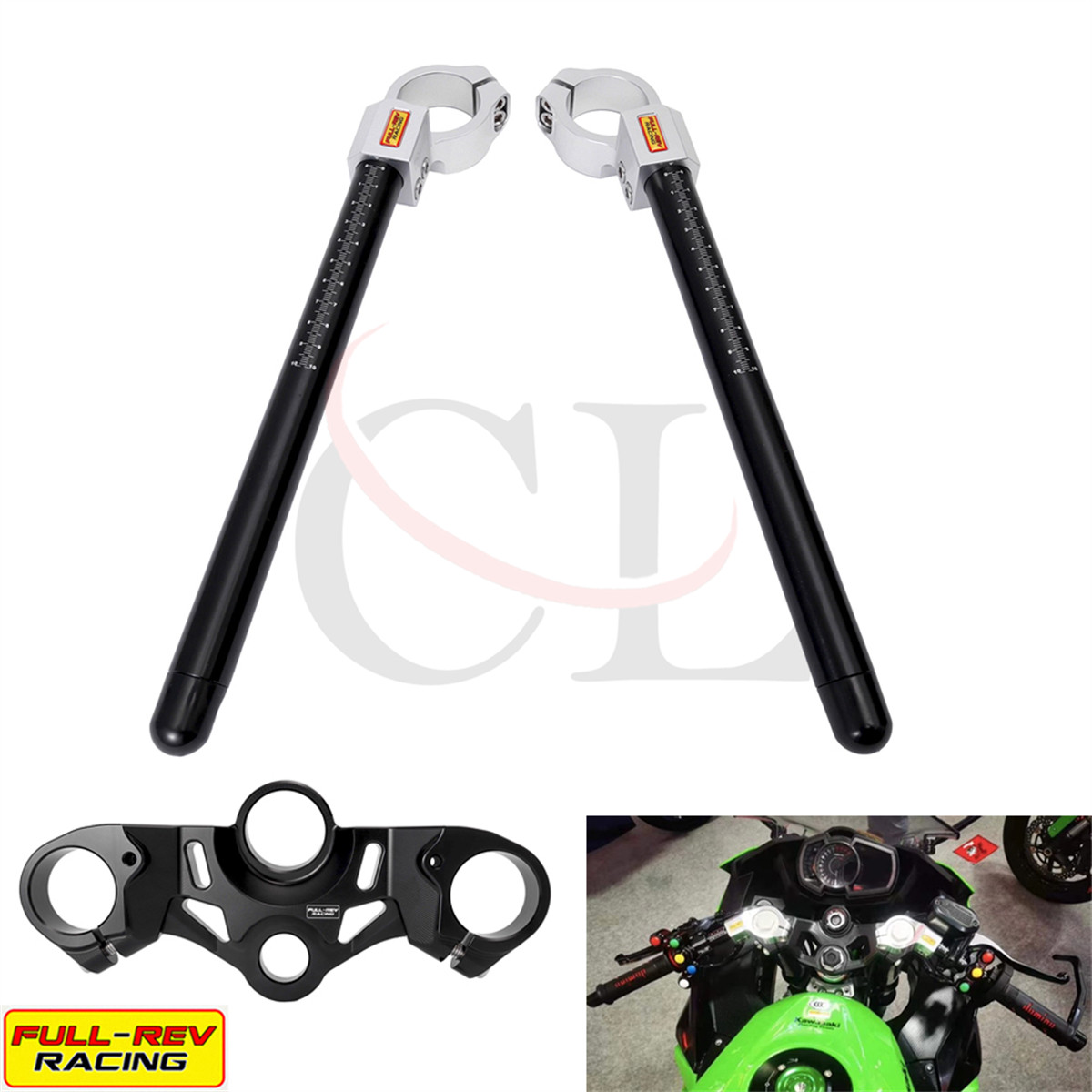 FULL-REV适用于川崎 Ninja400/Ninja500 改装降低分离手把 上三星