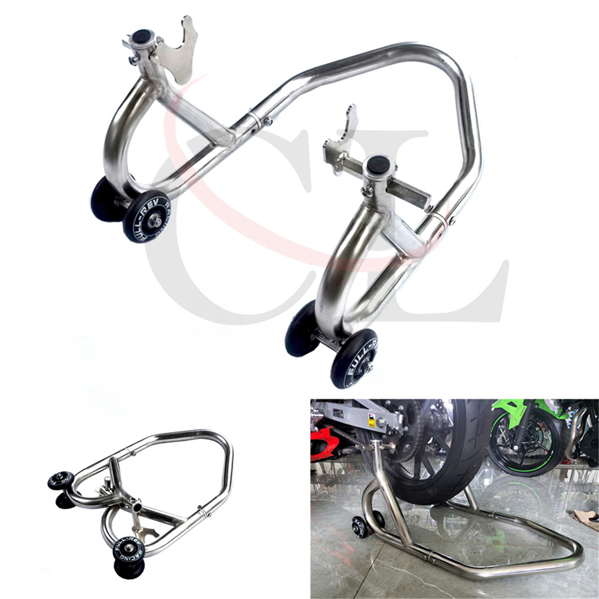 适用宝马 BMW F900R/F900XR/F850GS/F750GS 不锈钢可折叠后起车架