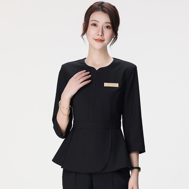 美容师工作服年轻款衣服韩式定制顾问制服管理层spa女高端美容院