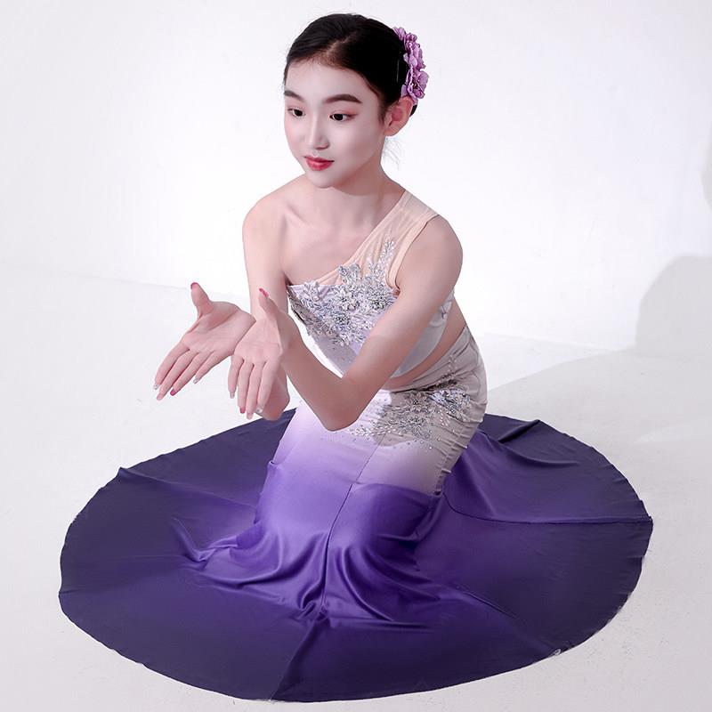 儿童傣族装女服孩款习舞ARF蹈演出装云新南西双版纳民族服表演服