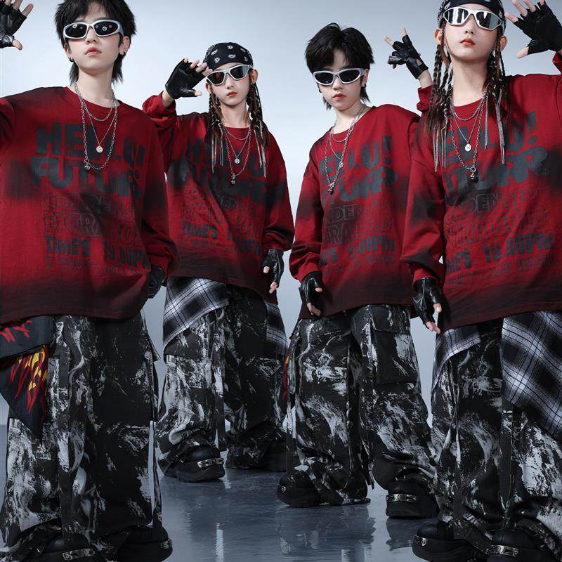 儿童街舞潮服女孩爵士服少儿架子鼓表演服男童酷帅嘻哈hiphop套装,童装/婴儿装/亲子装,儿童演出服,淘宝优惠券,粉丝福利购,淘宝优惠卷