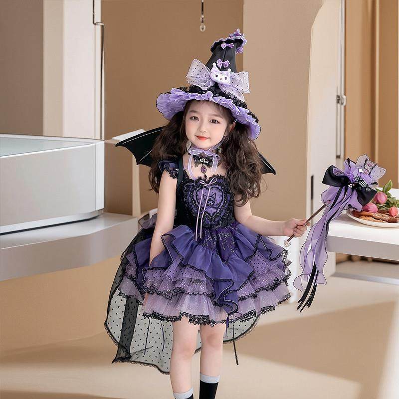 女 童库洛米主题小恶魔生日洛丽塔连衣裙儿 童表演连衣裙女孩拍照,女装/女士精品,连衣裙,淘宝优惠券,粉丝福利购,淘宝优惠卷