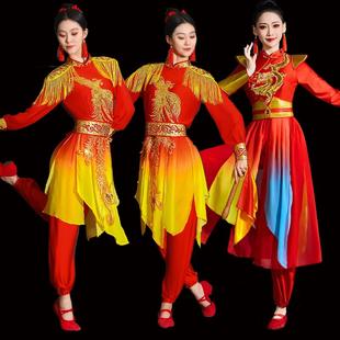 打鼓演出服装女2025新款锣鼓队鼓舞威风锣鼓演出服腰鼓服装广场舞