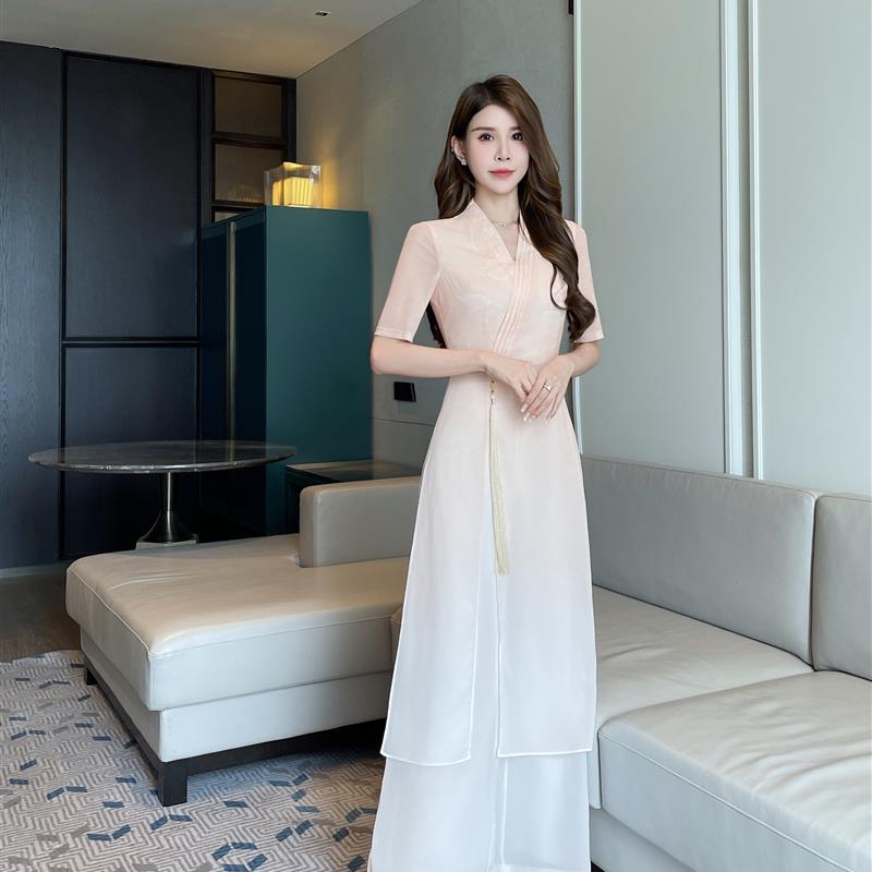 2025秋冬美容院美容师技师工作服女气质养生馆足浴足疗修身套装