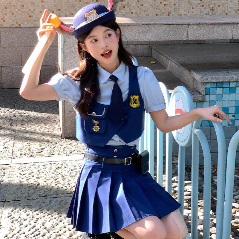 动漫展套装裙朱迪cos兔子警官衣服疯狂动物城游园穿搭jk成人制服,模玩/动漫/周边/娃圈三坑/桌游,Cosplay女装/cos女装,淘宝优惠券,粉丝福利购,淘宝优惠卷