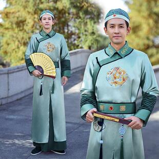 清朝阿哥服贝勒王爷服装龙袍四爷服影视汉服宫廷舞台演出成人古装