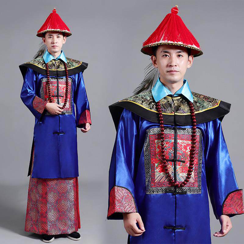清朝古装官服一品文武大臣朝服王爷侍卫服古代戏剧纪晓岚演出服男