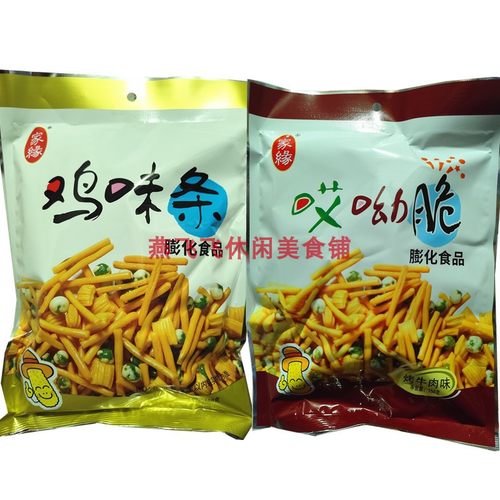 170g/158g家缘鸡味条哎哟脆牛肉