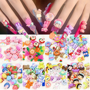 20PCS Cartoon Nail Charms Resin Nail Art Multi-Design Decora