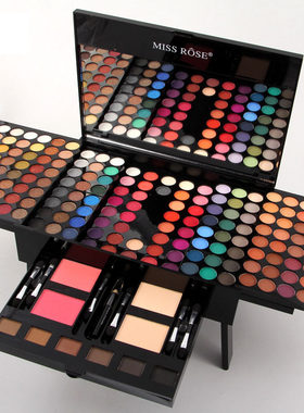 眼影腮红彩妆盘组合套装粉饼眉粉眼线化妆盘节日礼物 Makeup Kit