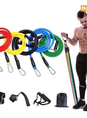 11pcs Resistance Band Gym Equipment Rubber exercise Band