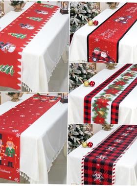 Christmas Table Runner Christmas Decoration For Home Tablecl