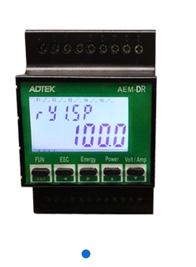 ADTEK轨道式多回路电表AEM-DR-125-MV-VI-ON-U8ADH