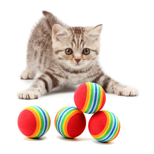 猫咪玩具球独处自嗨解闷神器成幼猫小奶猫静音磨牙啃咬逗猫弹力球