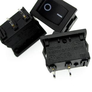 中讯船型开关KCD1-B3 2脚2档电源开关6A250V 10A125VAC  21*15mm