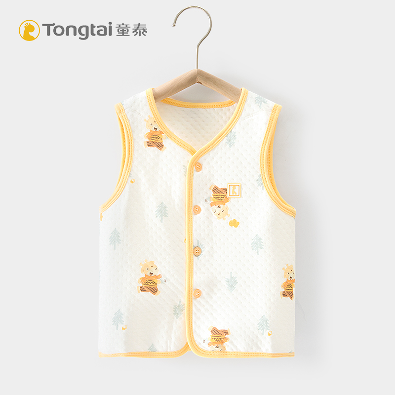 童泰秋冬纯棉加厚保暖马甲