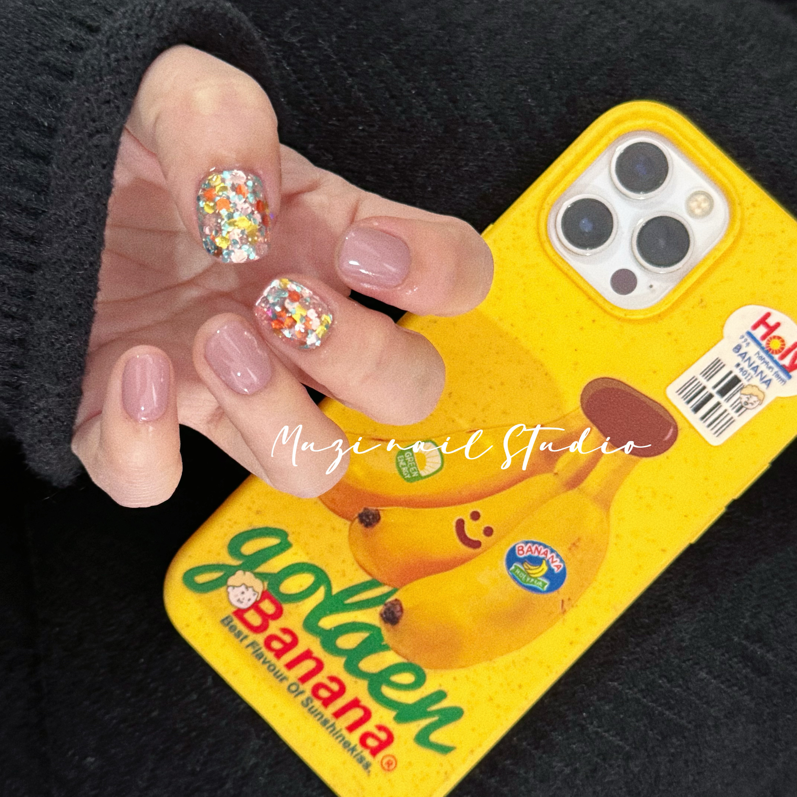 【MUZI穿戴甲】手工定制美甲显白高级假指甲小众美甲ins短款美甲