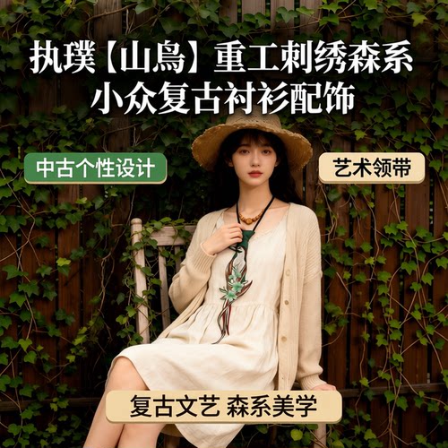 系小众复古衬衫配饰中古个性领带