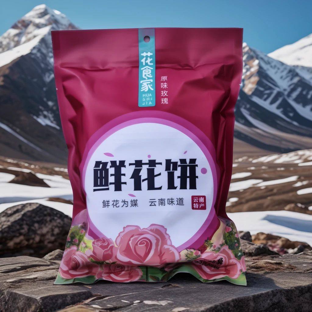 花食家云南特产鲜花饼玫瑰鲜花饼原味丽江大理景区古城餐厅同款