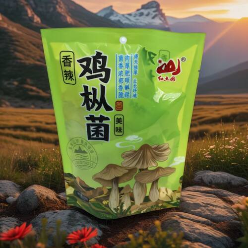 云南特产香辣鸡枞菌下饭菜即食油炸鸡枞菌蘑菇素食送礼景区同款。