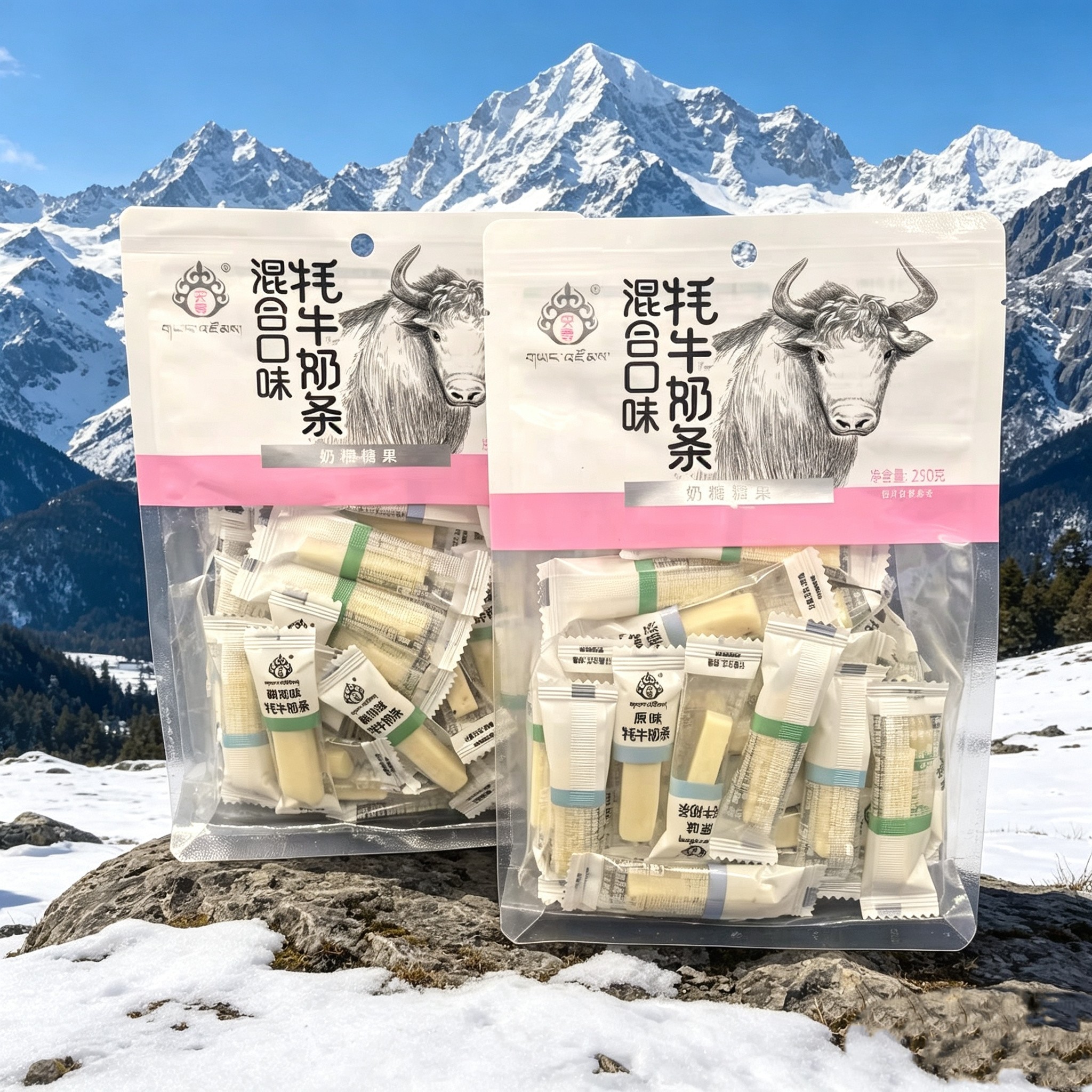 丽江古城同款牦牛奶条混合口味奶酪奶制品零食小吃休闲食品送礼