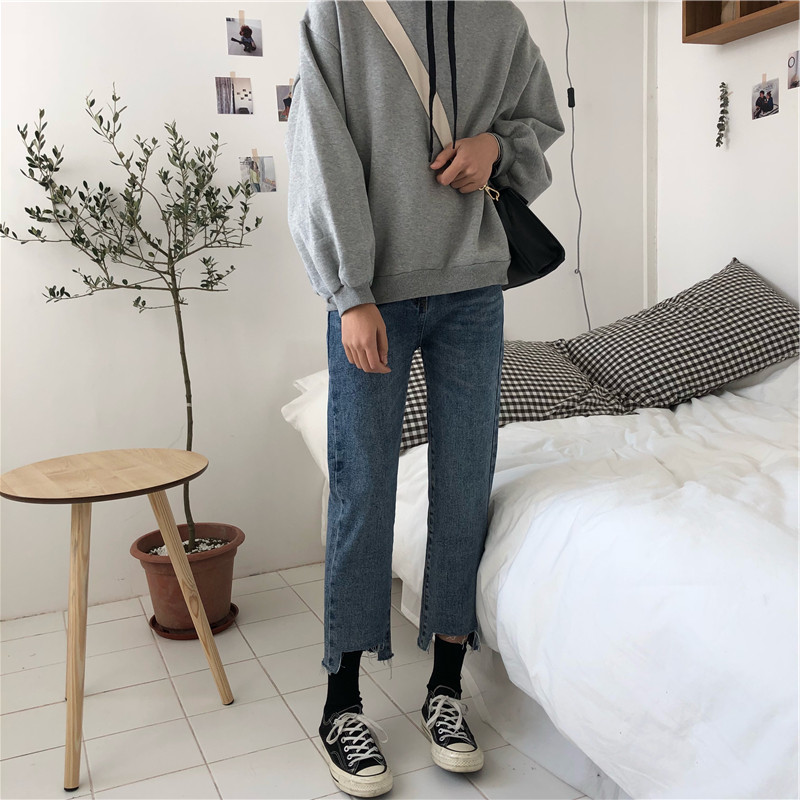 ´óÂë¸Û·ç¿ã×ÓÅ®´ºÑ§Éú¿íËÉÅÖmm¾Å·ÖÅ£×пãÏÔÊÝ200½ïulzzangֱͲ¿ã
