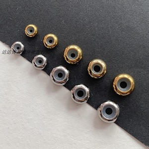 内置胶圈车轮珠手绳间隔珠