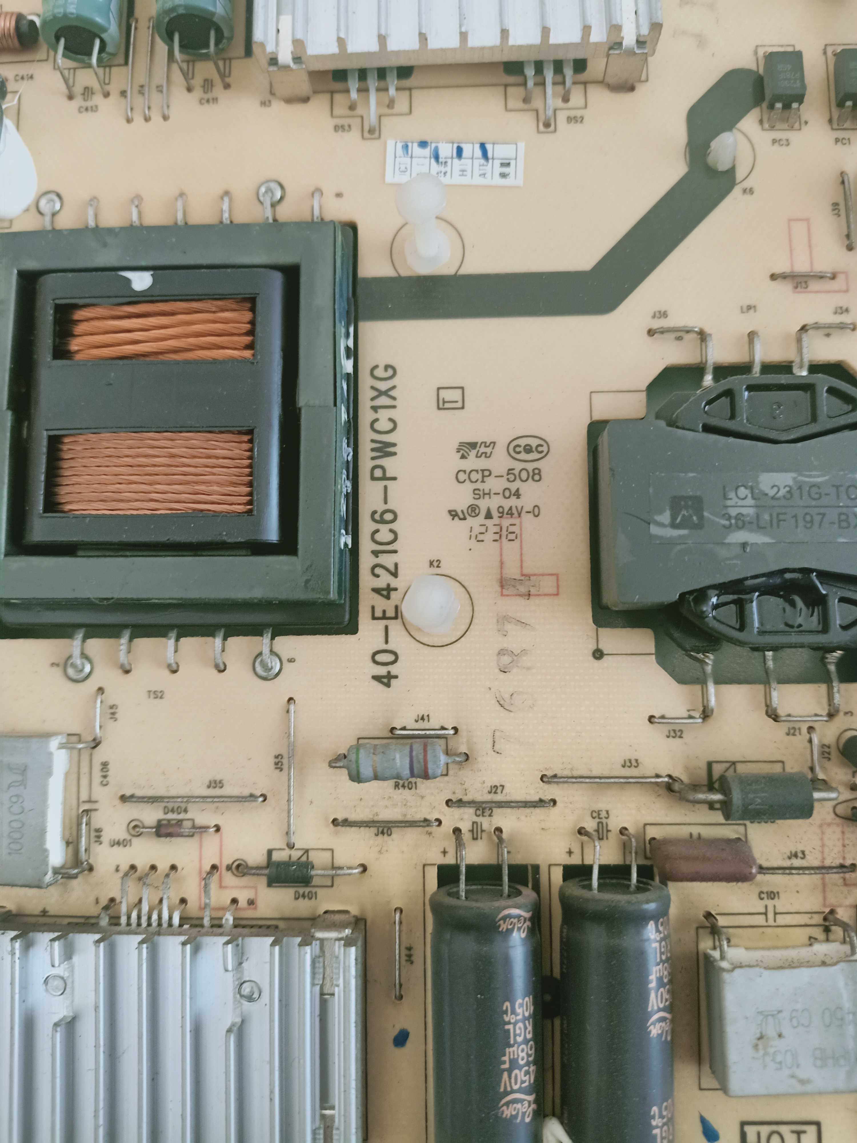 原装TCL  L47V6500A-3D电源板40-E421C6-PWC1XG屏LC470EUN