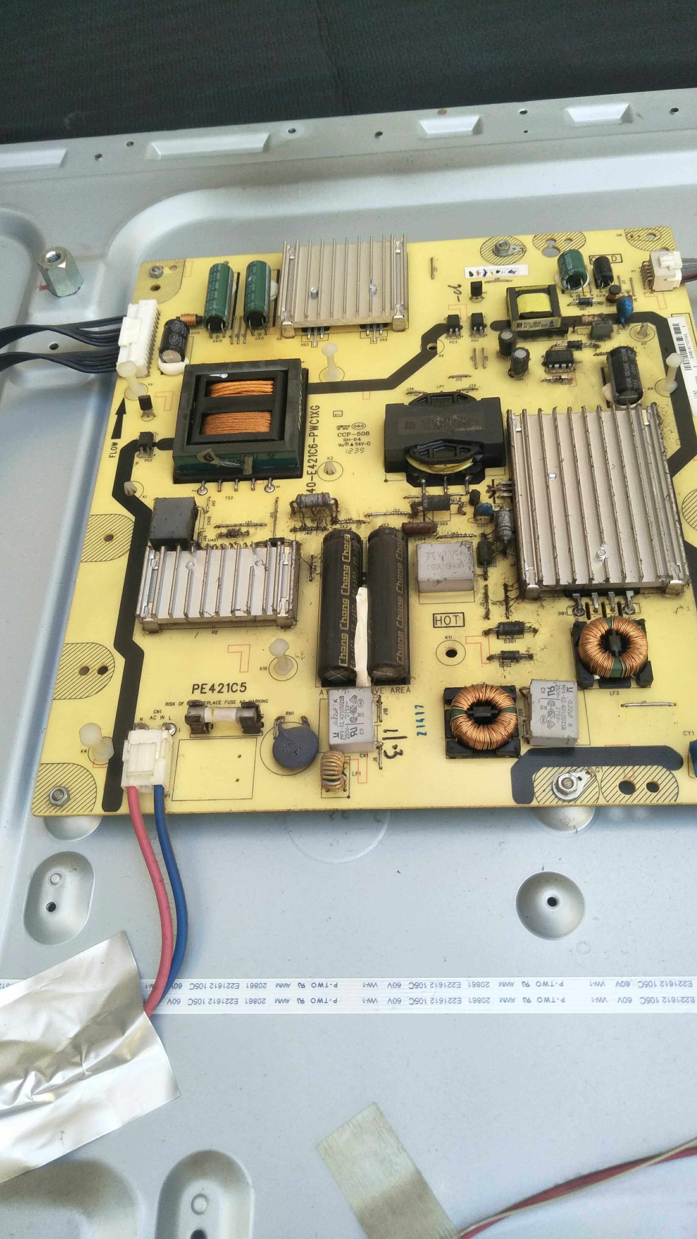 TCL  原装L50E5050A-3D 电源板 40-E421C6-PWC1XG配屏V500HK1-LS5