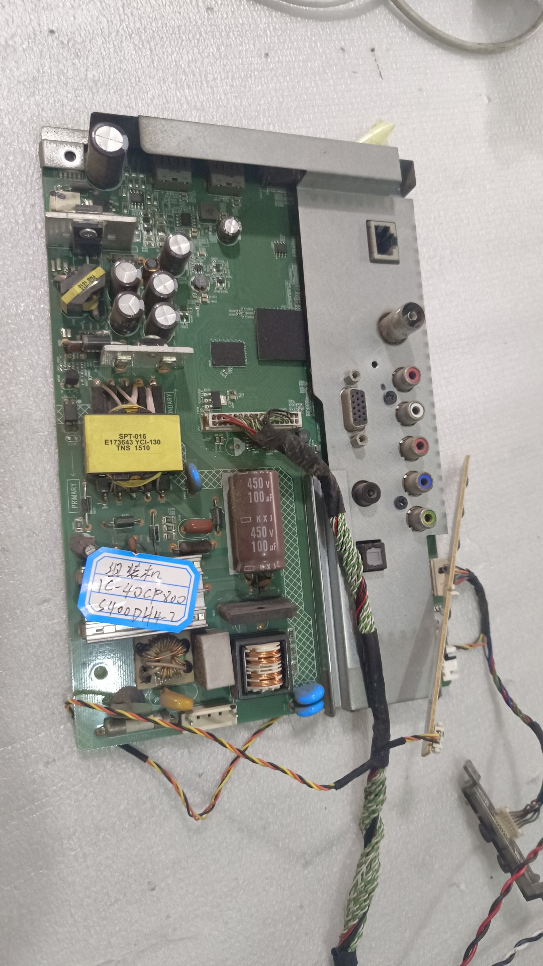 富可视IC-40CP800电视主板 1P-013AX01-2010屏S400DH4－2