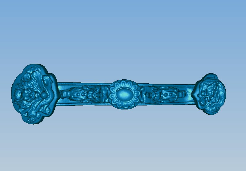 如意/如意stl扫描圆雕图旋转雕刻三维3d立体模型/如意圆雕图